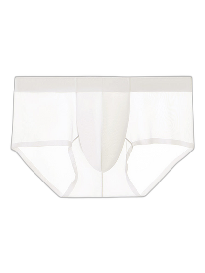 2 Pack Men's Ultra-Thin Breathable Antibacterial Crotch Briefs