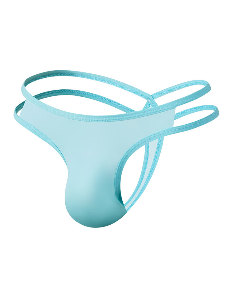 Men's Ultra Thin Breathable Silky Nylon Thong 