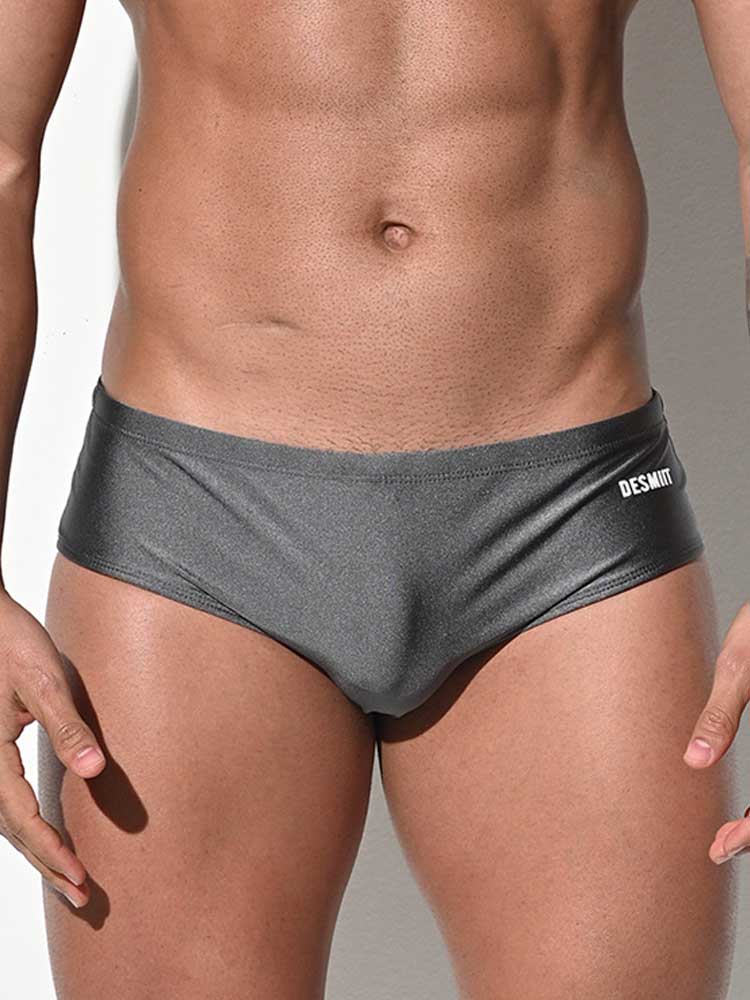Men's Sexy Low Rise Solid Color Swim Briefs