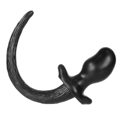 Oxballs Silicone Puppy Tail, Black