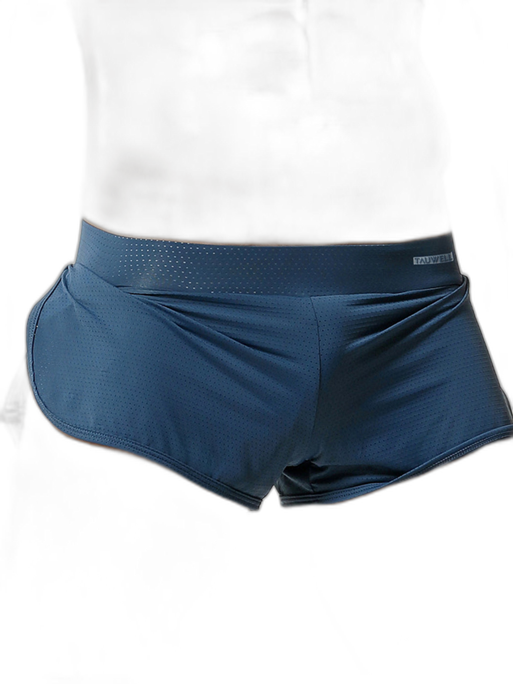 Men's Breathable Mesh Boxer Shorts With Separate Pouch