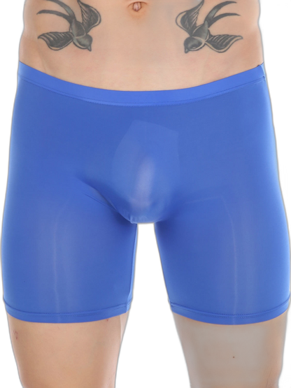 Men's Breathable Silky Seamless Boxer Briefs