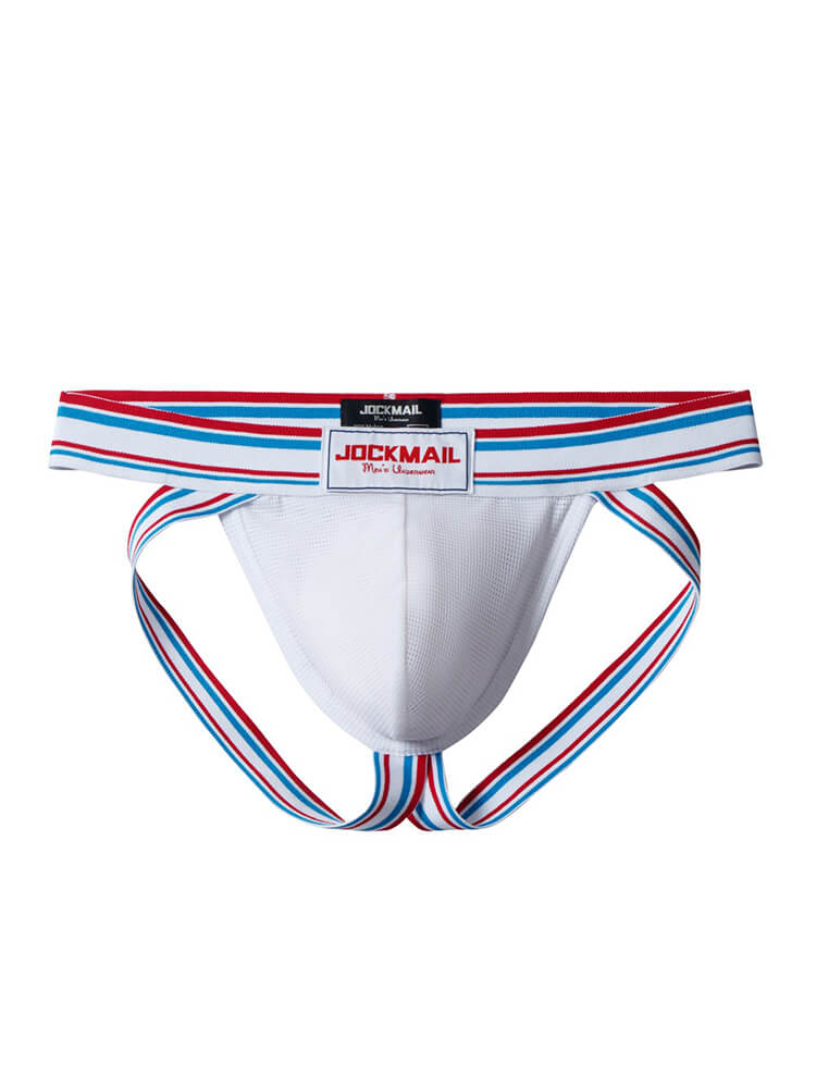 Breathable Mesh Double Strap Men's Thong