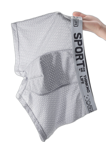 6 Pack Men’s Contour Pouch Mesh Trunks