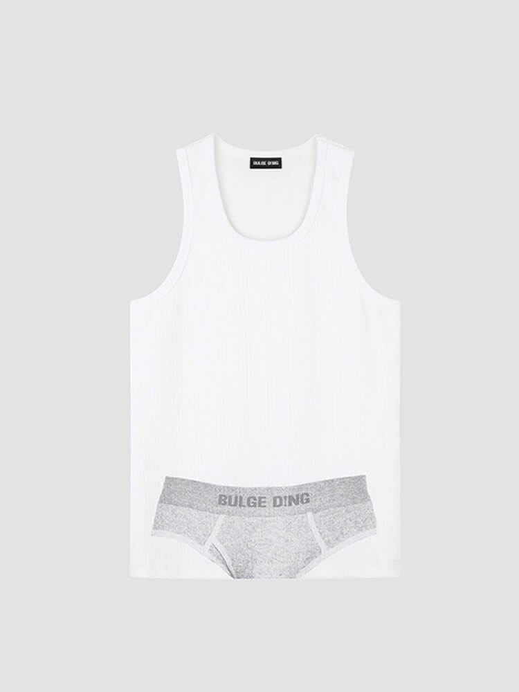 Men's Underwear Printed Stretch Sports Tank Top
