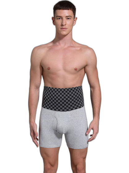 Men's Tummy Control Boxer Briefs With Functional Fly