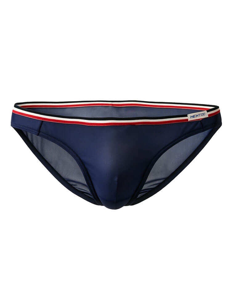 Men's Sexy Sheer Low-Rise High-Stretch Briefs