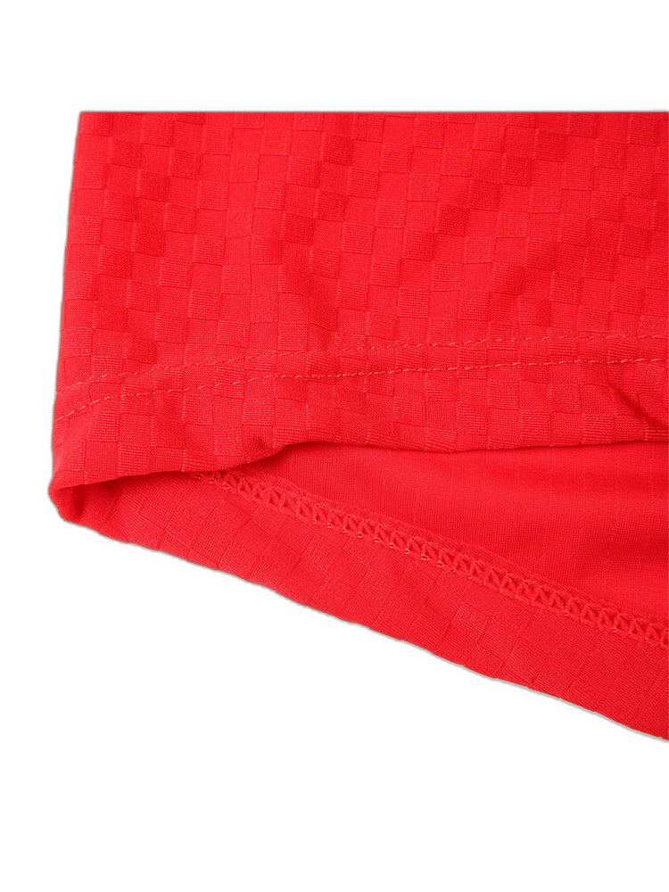 Men's Low-Rise Mesh Trunks – Breathable Nylon with 3D Pouch Support