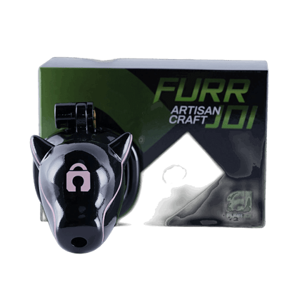 Furjoi Drone Hood Chastity Cage Pink