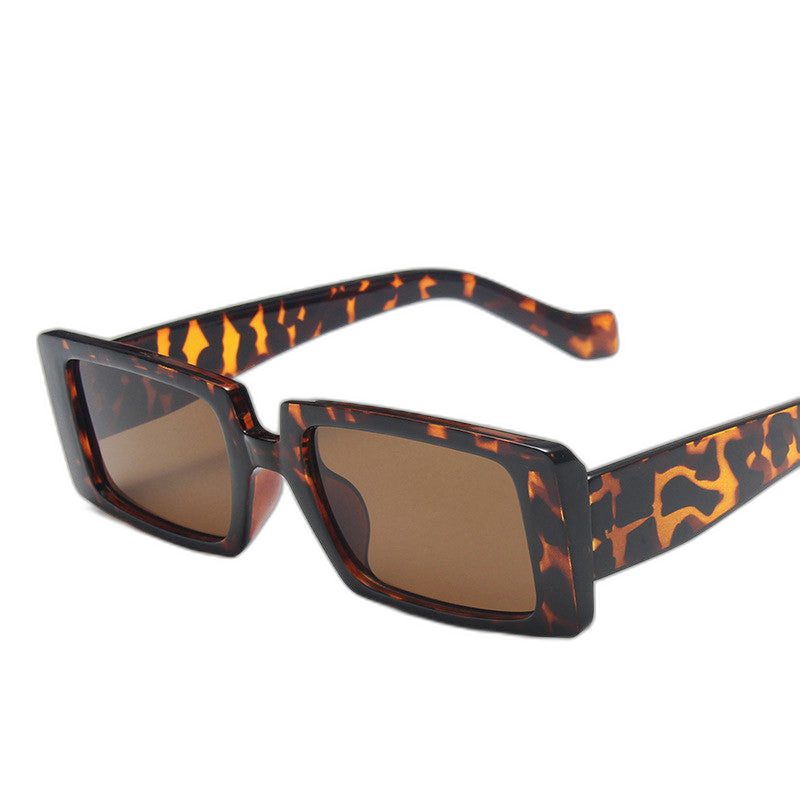 Retro Rectangle Frame Sunglasses