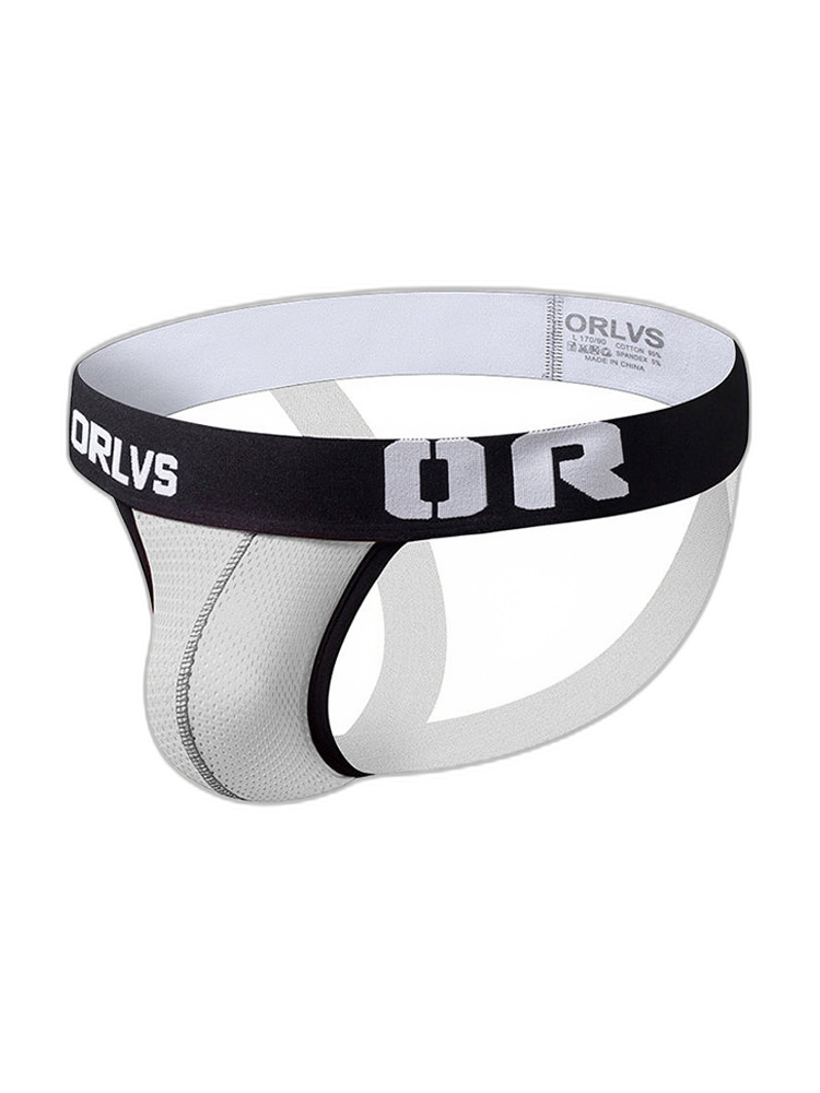 3 Pack Men's U-Pouch Striped Sexy Jockstraps
