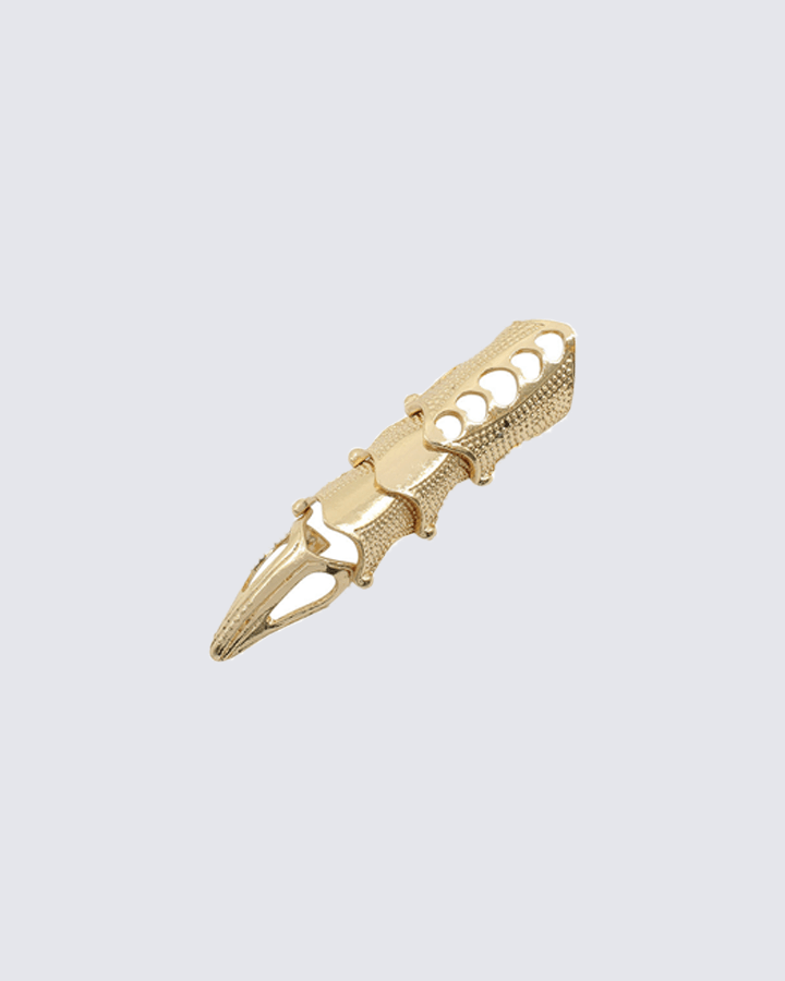 'GOTHIC CLAW' Articulated Armor Finger Ring