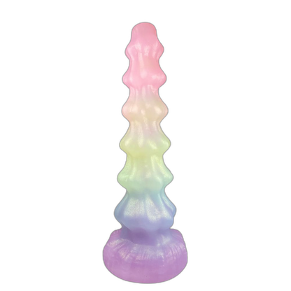 Migo - 10 Inch Knot Dildo - Fantasy Dildo - Alien Dildo with 6 Knots