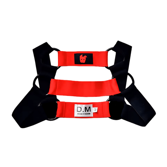 Dog & Master Cross Harness Red