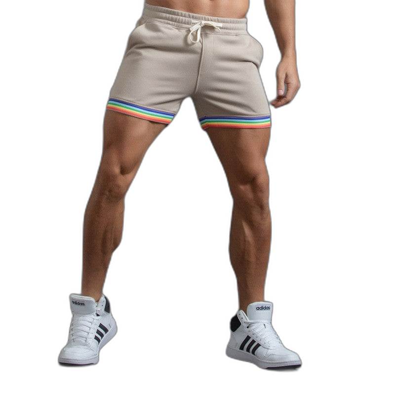 Striped Comfort Sweatpant Shorts