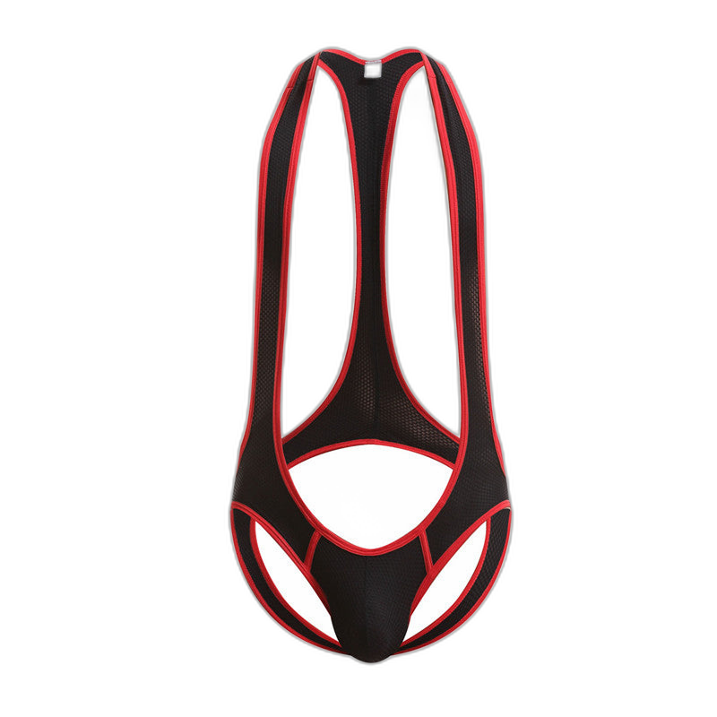 Open Back Mesh Wrestling Singlet