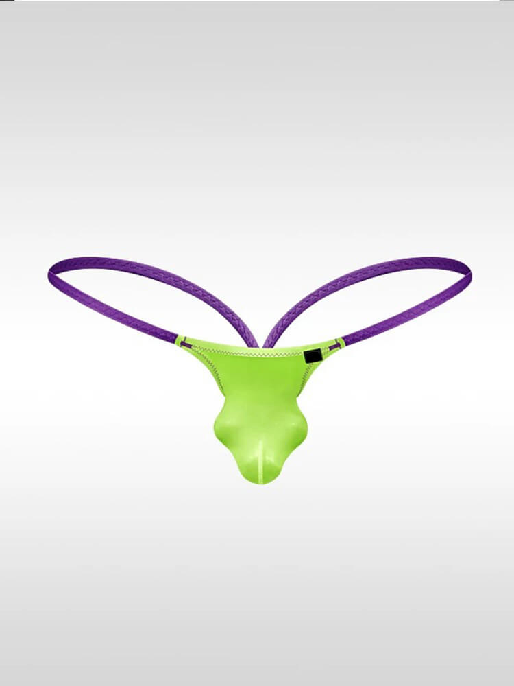 Men's Sexy U-Bulge Pouch Color-Block Jockstrap