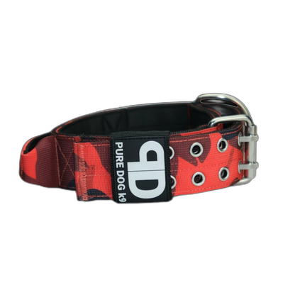 Pure Dog K9 Sport Collar Red Camo