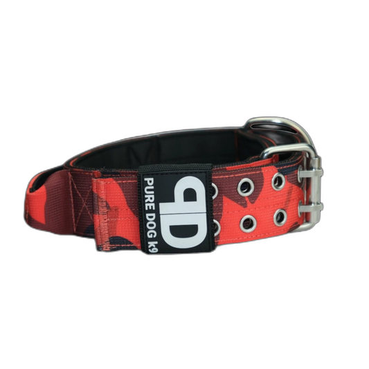Pure Dog K9 Sport Collar Red Camo