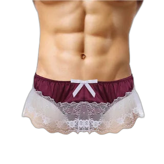 Bow & Lace Sissy Panties