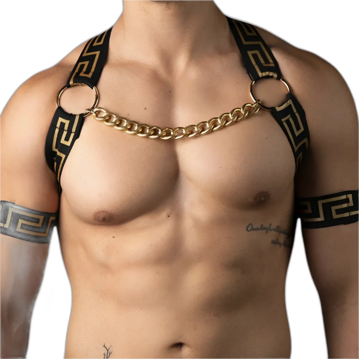 Elegant Gold Chain Elastic Harness