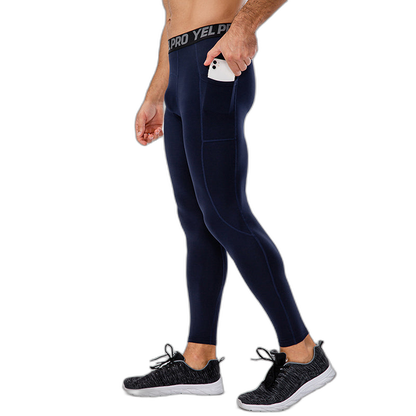 Mens Sports Thermal Leggings Compression Base Layer Tights