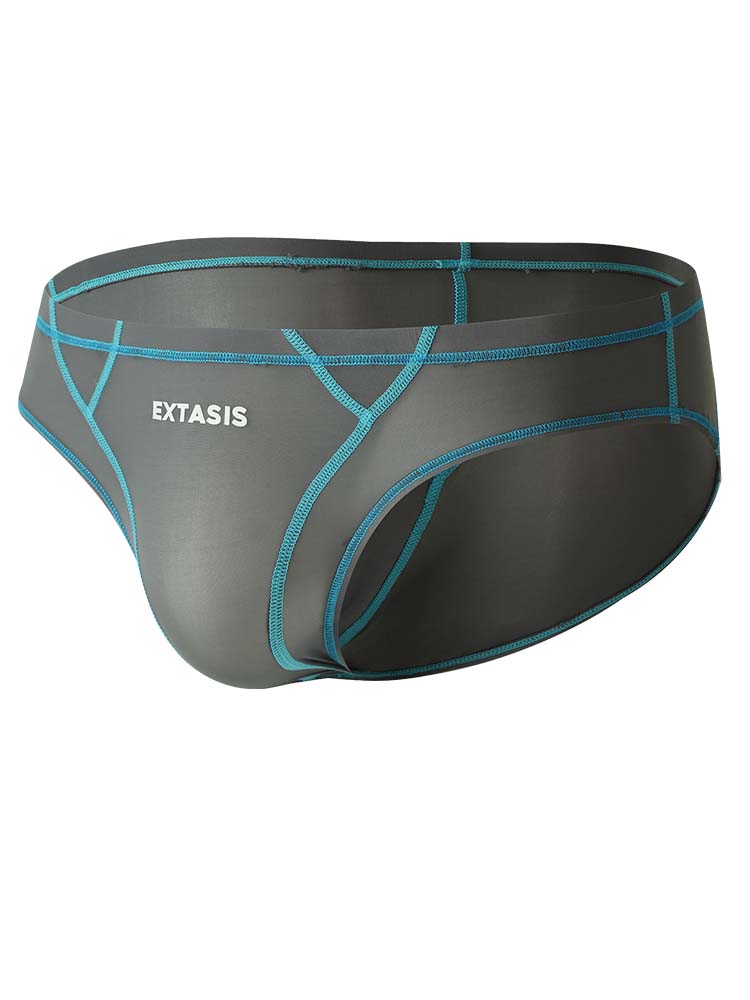 Men's Sexy Elastic Patchwork Color-Blocked Briefs