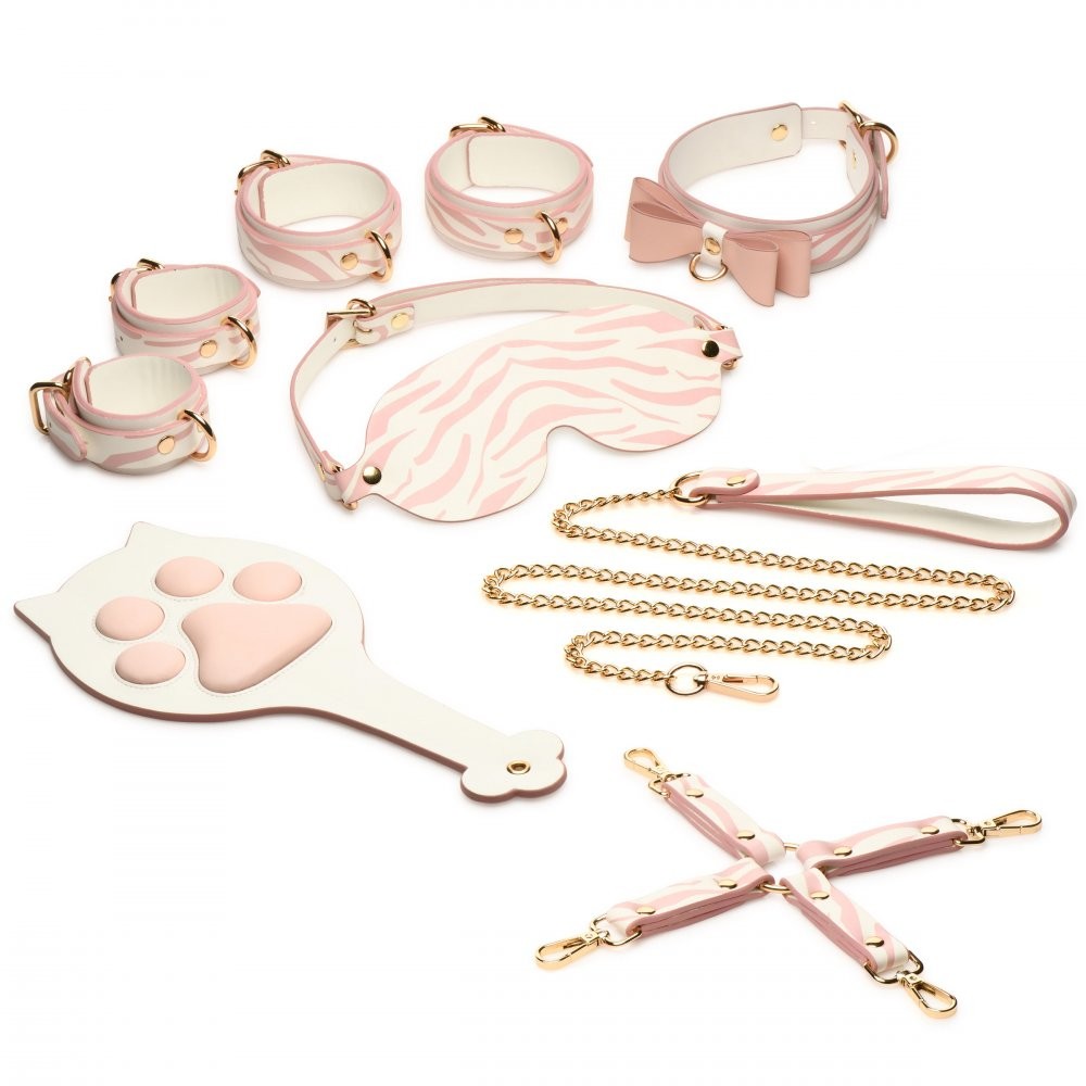 Pink Kitty 10pc Bondage Set