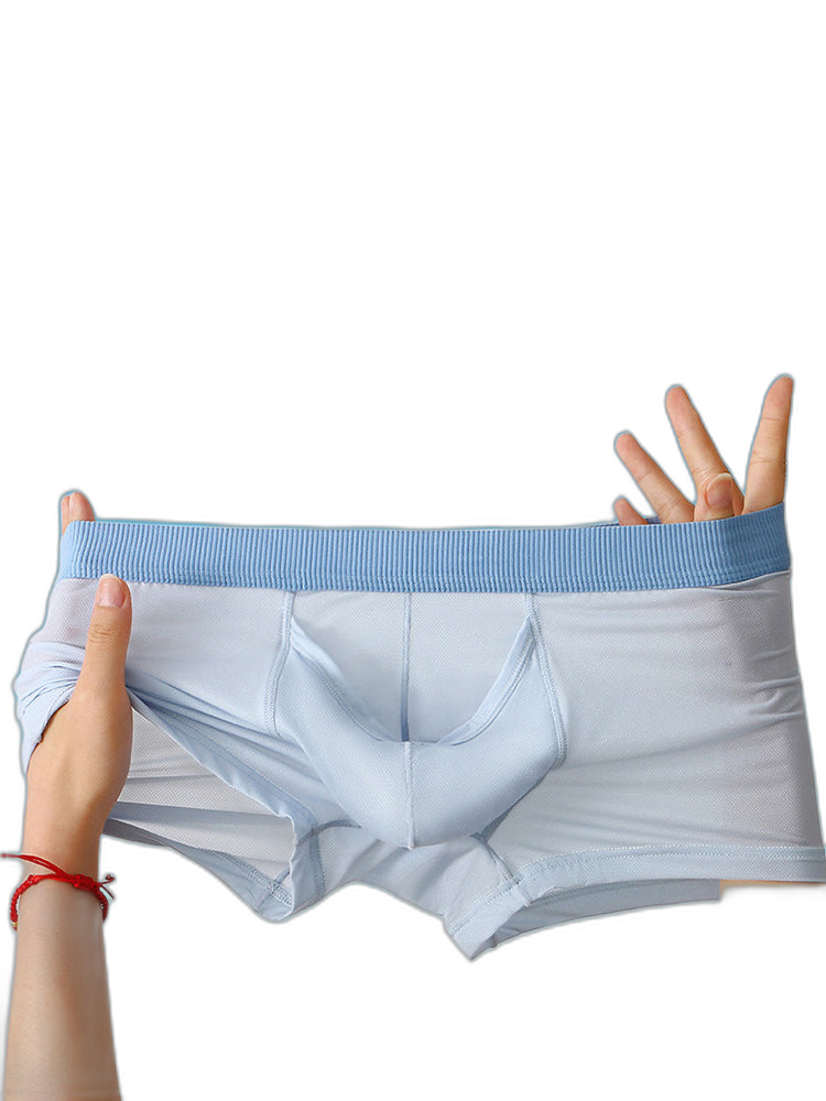 3 Pack Separate Pouch Trunks With Fly Front