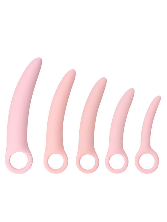 Sexy Solid Color Silicone Anal Plug With Ring