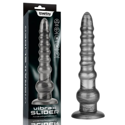 Vibrax Slider - 12.5' Vibrating Dildo - Anal Dilator