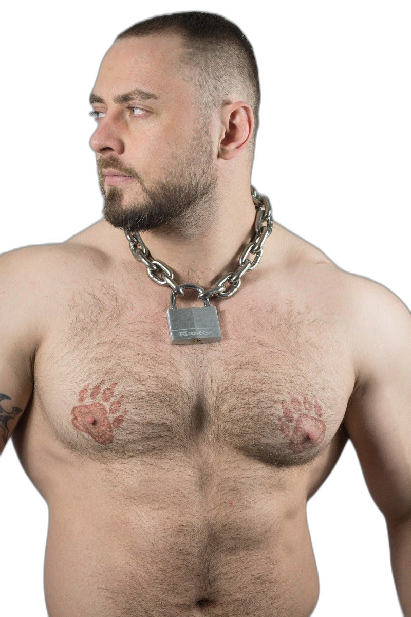 ruff GEAR Pitbull Chain 8mm with 60mm Master Lock