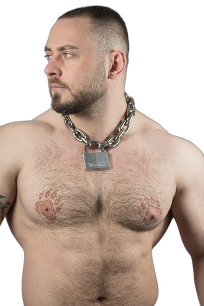 ruff GEAR Pitbull Chain 8mm with 60mm Master Lock