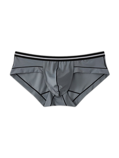 3 Pack Men's Semi-Transparent Comfortable Soft Skin-Friendly Minimalist Briefs