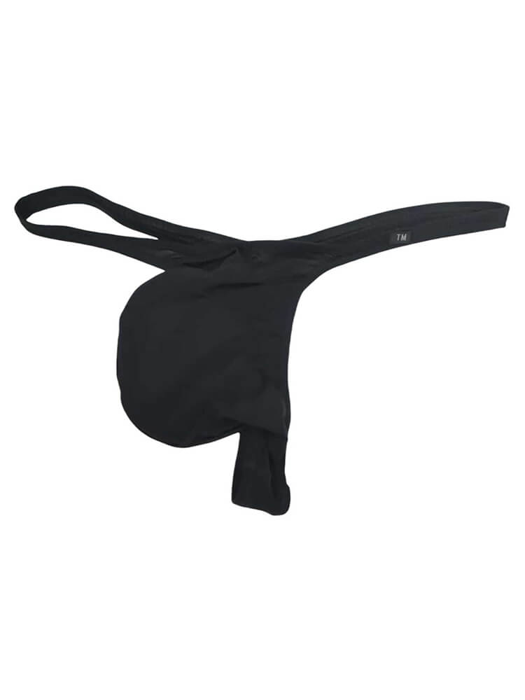 Men's High Elastic U-Convex Pouch Thin Thong