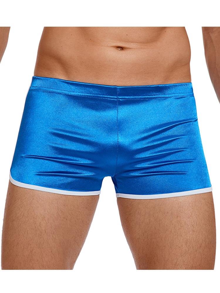 Men's Silky Smooth Elastic Tight-Fit Sports Shorts