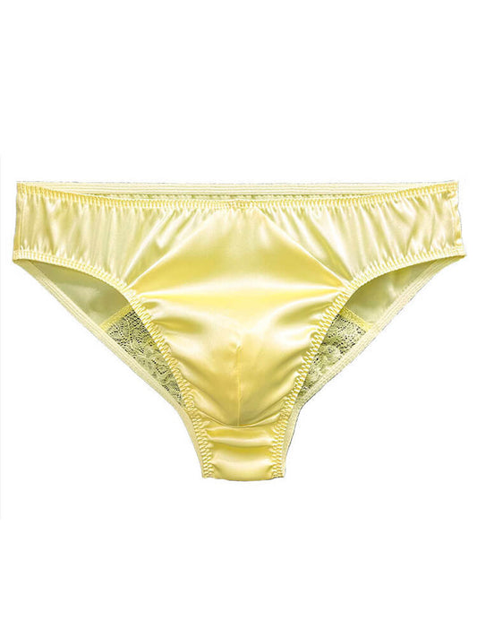 Men's Sexy Soft Mulberry Silk Seamless Briefs