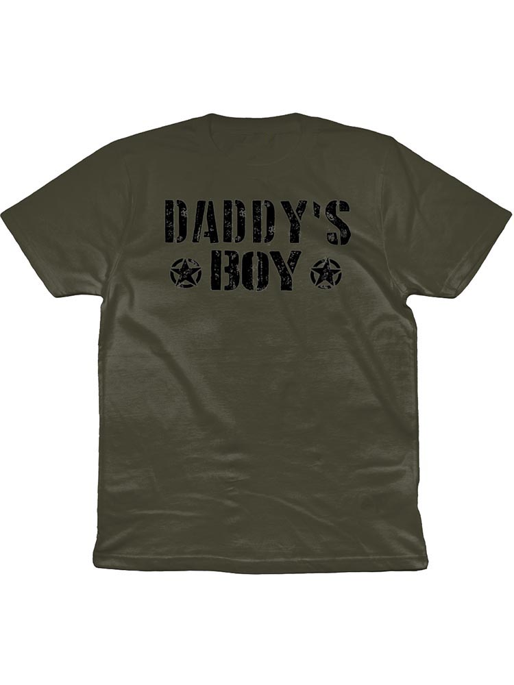 Casual Daddy's Boy Letter Graphic T-shirt