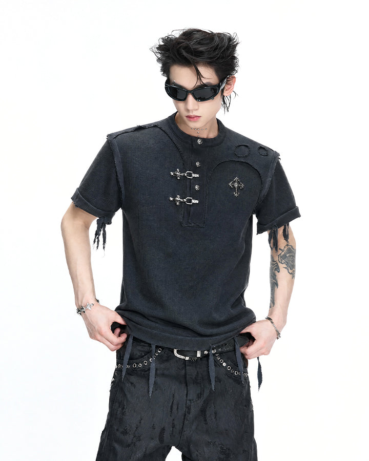 KIIKIO Gothic Distressed Tee