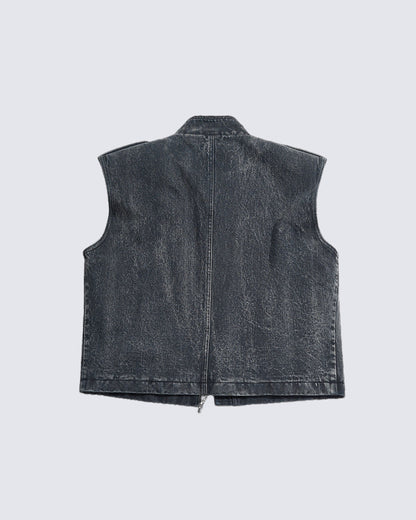 New Napoleon Denim Vest Jacket