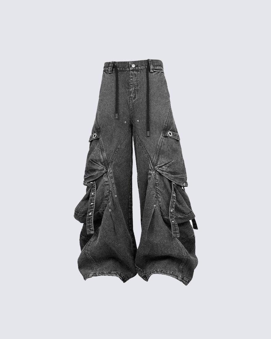 KIIKIO Baggy Cargo Jeans