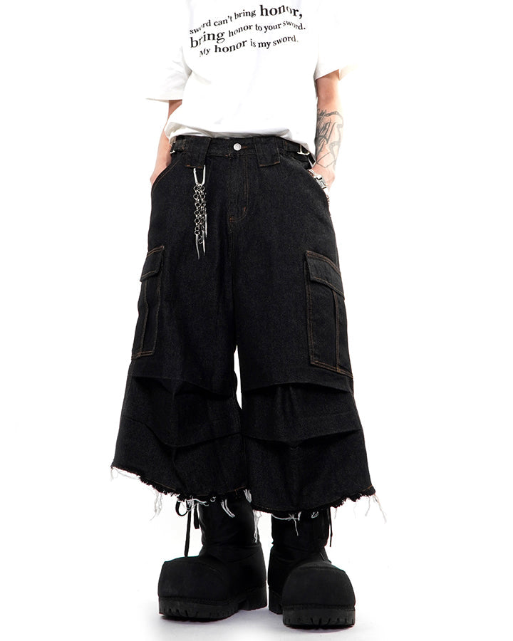 KIIKIO Yabi Layered Shorts