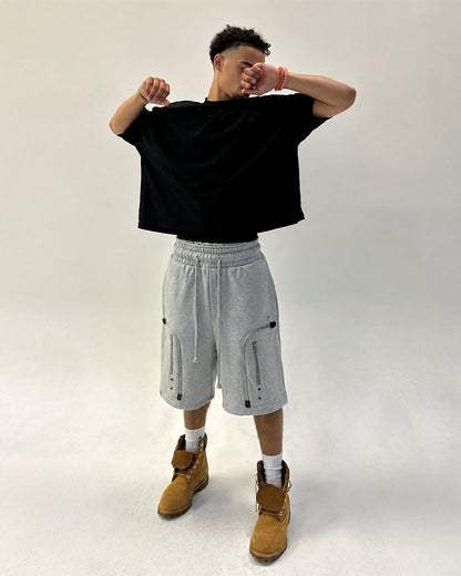 KIIKIO Utility Zipper Shorts