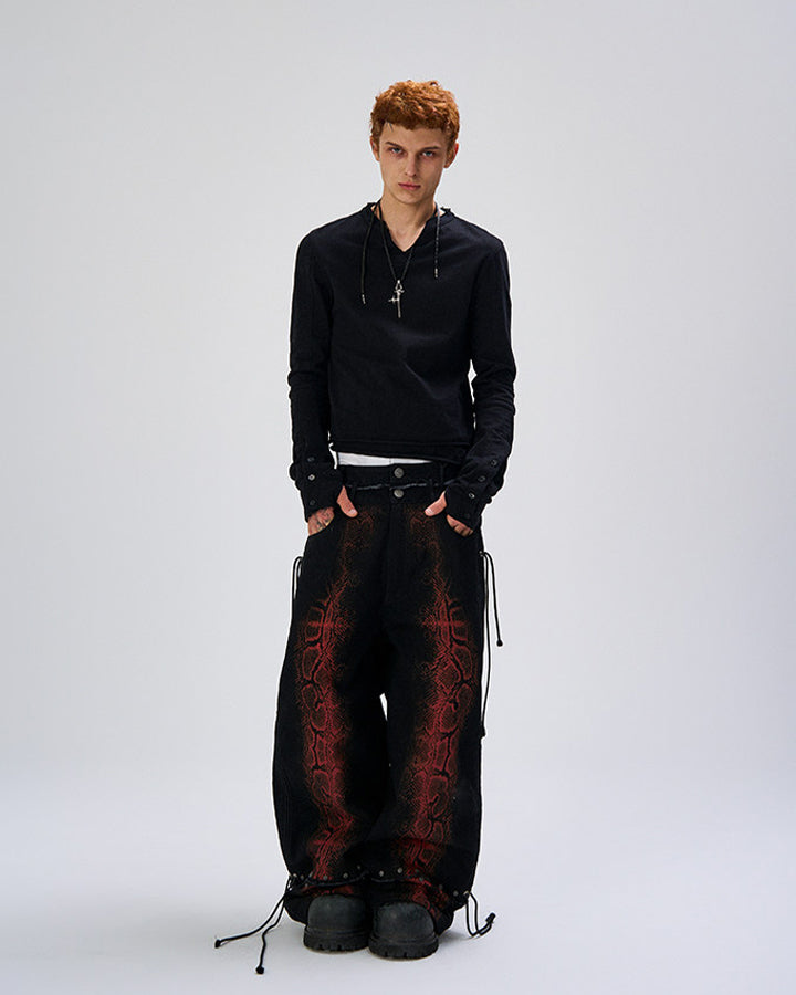 KIIKIO Dark Washed Jeans