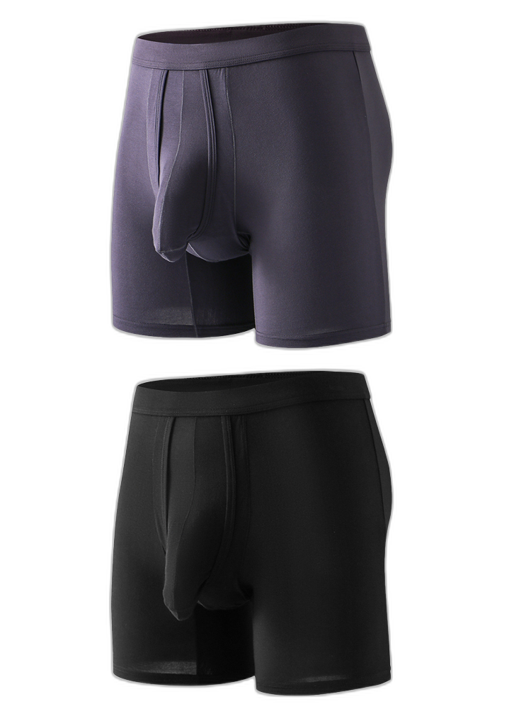 Sexy Separated Ball Pouch Boxer Briefs For Men