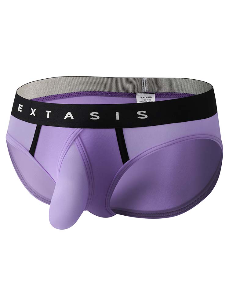 Men's Sexy Silky Smooth U-Convex Pouch Briefs
