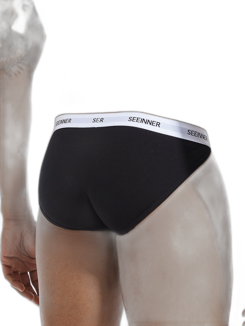 3 Pack Men's Sporty Cut Comfy Waistband Moisture-Wicking Briefs