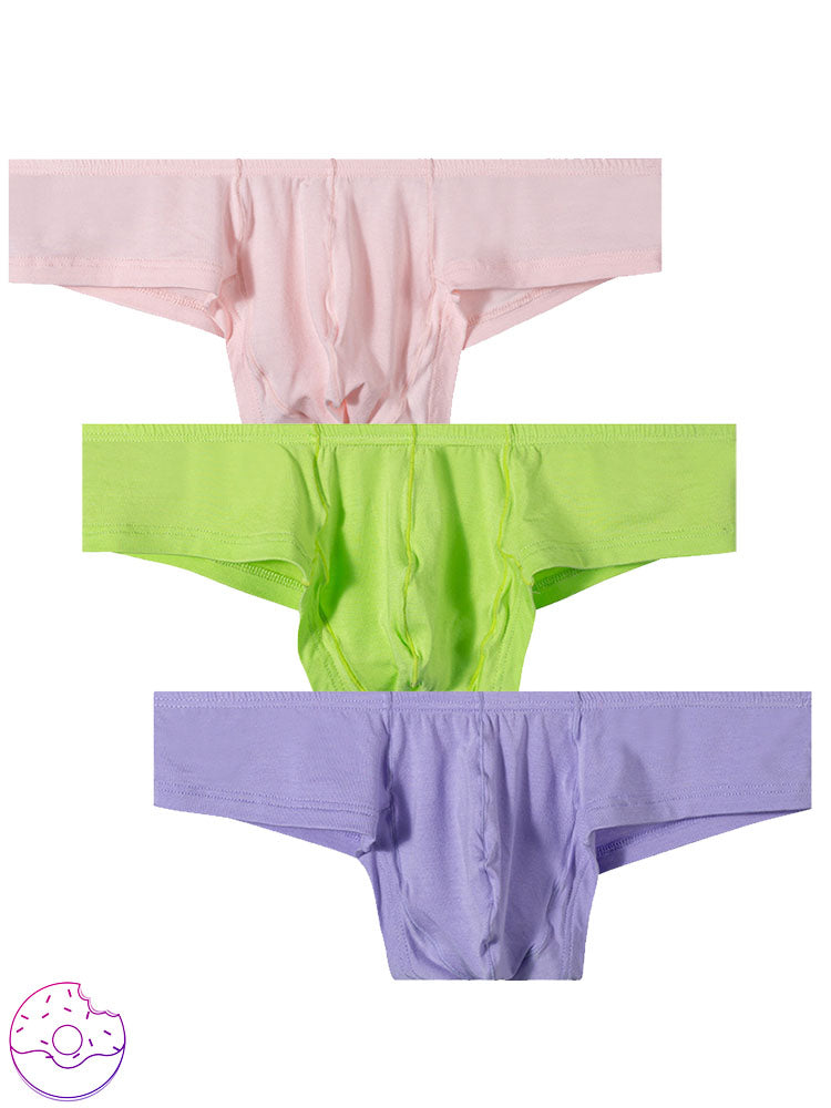 Men's Sexy Low Waist Comfort Briefs - Green