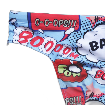 Comic Graphic Swim Briefs