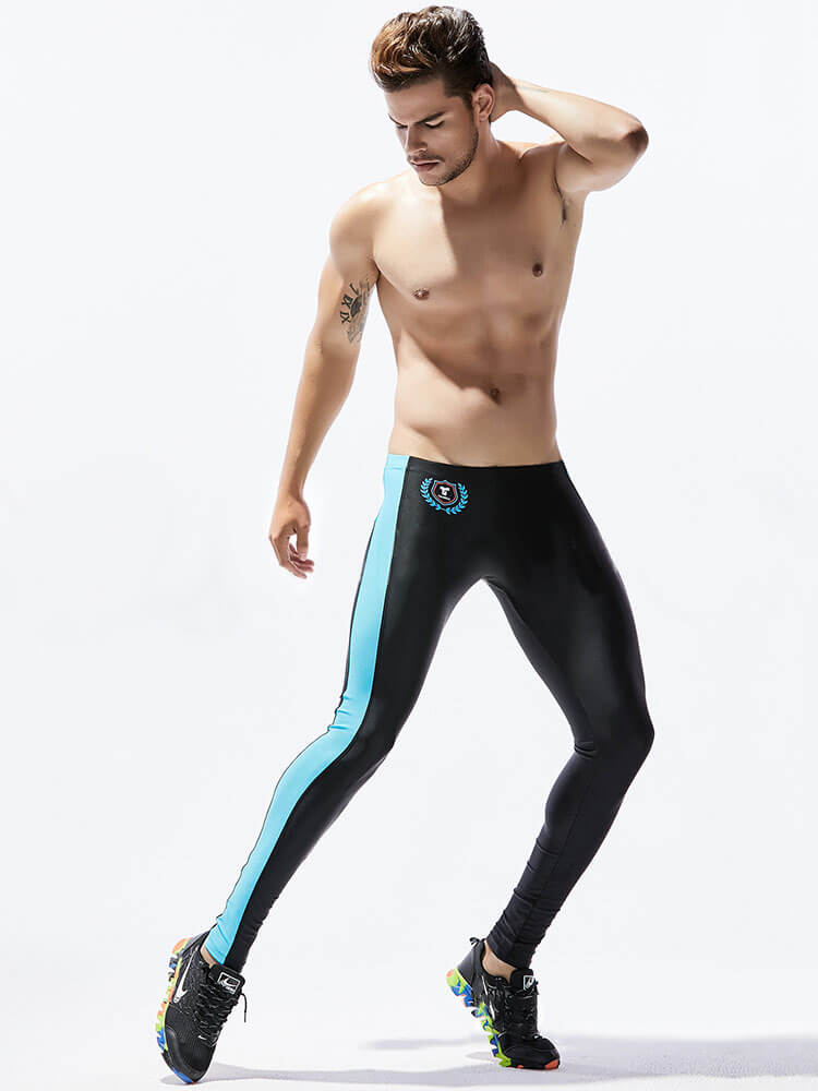 Men's Colorblock Stretch Breathable Sports Pants